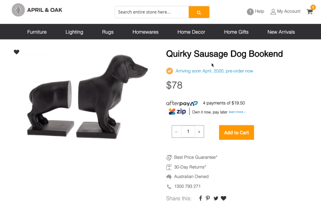 Dachshund-bookend-example-of-deog-decor