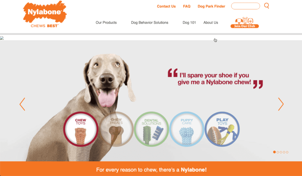 Nylabone - spoil your dog