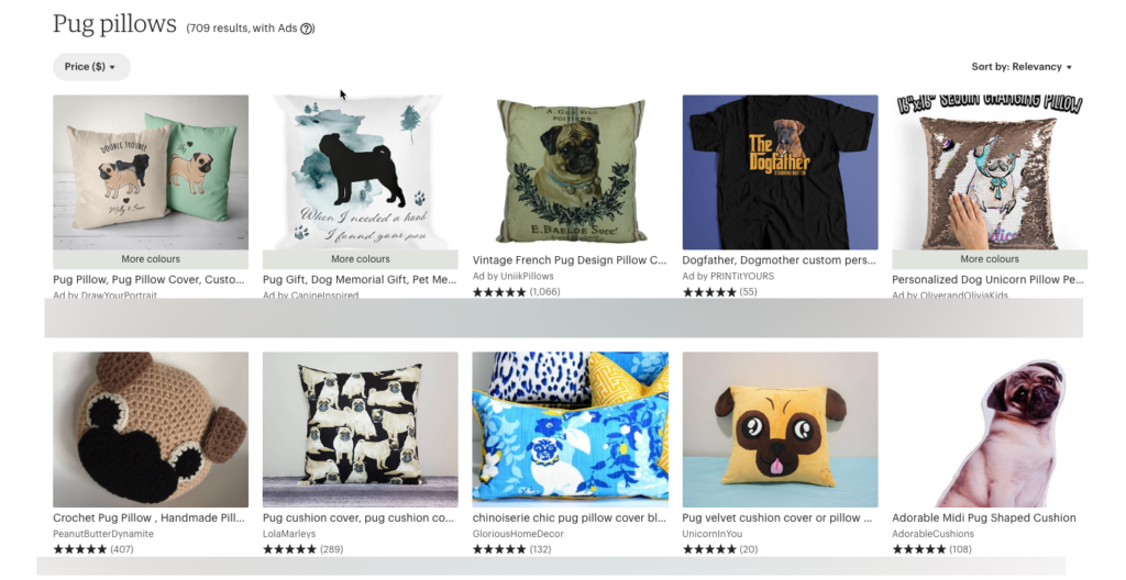 Presents for pug store lovers