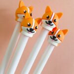 Corgi-Gel-Pen-Corgi-Dog-Pen-Black-Pen-0.5mm-black-ink-gel-pen-back-to-school-kawaii-pen-corgi-head-pen-corgis-gifts-corgi-things