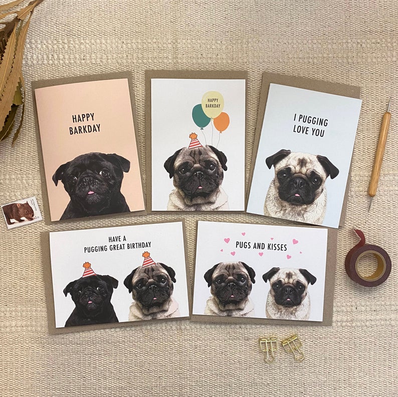 Pug-Lover-Eco-Friendly-Recycled-Paper-Card