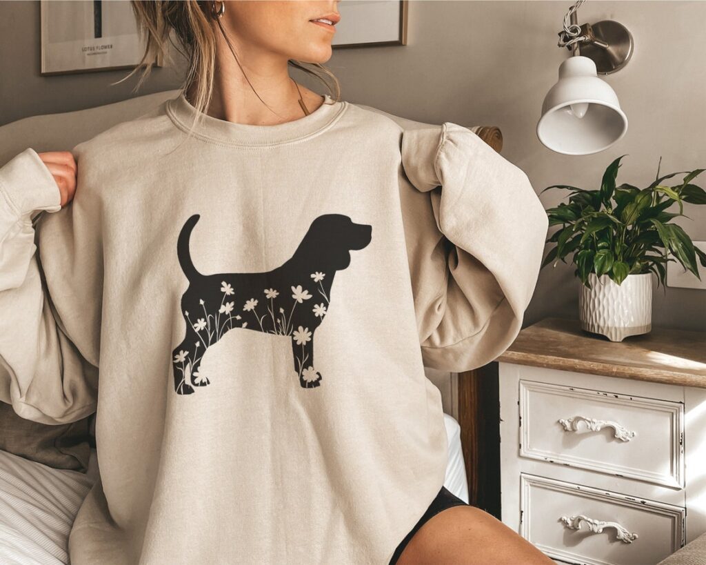 Beagle Mom Sweatshirt-Dog Mama Gift-Beagle Gift